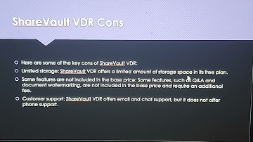 Sharevault VDR 2023 Review Unveiling Top Cloud Features  YT Data Room