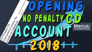 MARCUS BY GOLDMAN SACHS - NO PENALTY CD ACCOUNT - 2.15% APY