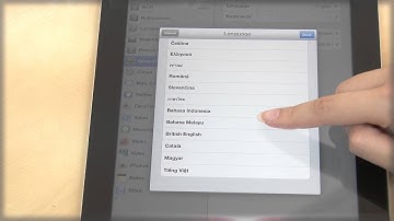 How to Change the Language on Apple The new iPad (iPad 3)