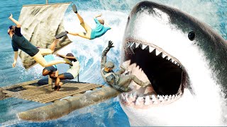 MEGALODON BREAKING OUT EATING HUMANS!!  Jurassic World Evolution 2 (Sandbox Fun)