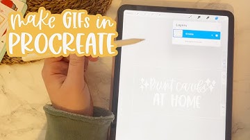 How to Make Wobbly Text GIFs in Procreate | Procreate Tutorial