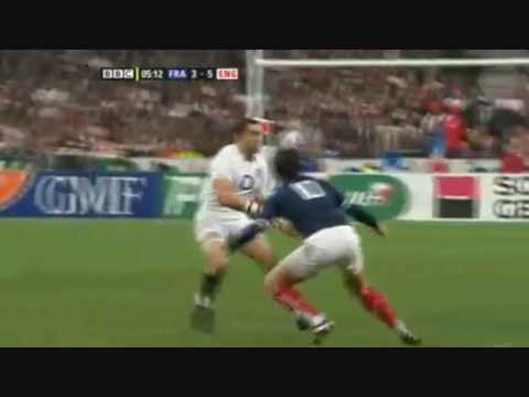 Great try by Ben Foden for England