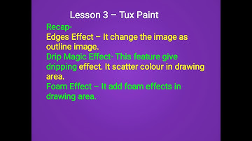 Grass Effect, Rainbow and Real Rainbow Effects Tux Paint