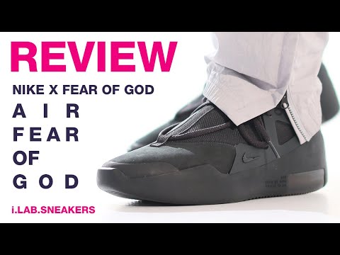 [REVIEW]  반전의 반전의 반전! 나이키 에어피어오브갓 트리플블랙 리뷰! Nike Air Fear Of God 1 Triple Black  AR4237-005 REVIEW
