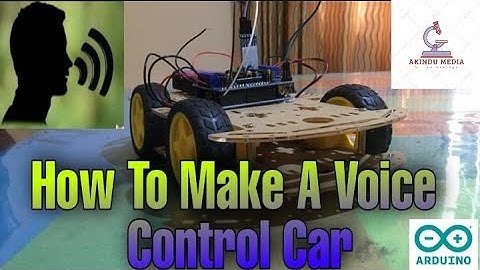 ARDUINO VOICE CONTROL CAR
