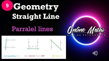 Geometry of Straight line Grade9: L4 Parallel Lines