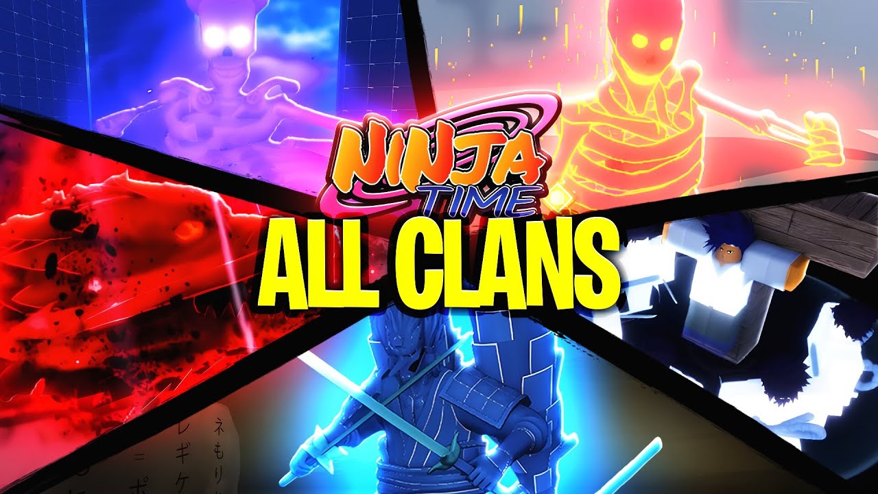ALL CLANS FULL SHOWCASE Ninja Time (Roblox) ALL CLANS FULL SHOWCASE Ninja Time (Roblox)