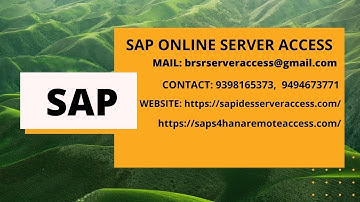 SAP s4hana 1909 technical remote access
