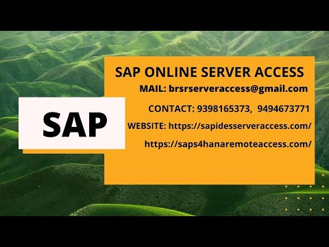 SAP s4hana 1909 technical remote access