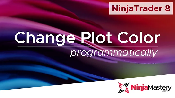 Change Plot Color Programmatically in NinjaTrader 8