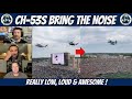 USMC Heavy Metal at Notre Dame – CH-53 Flyover Reaction