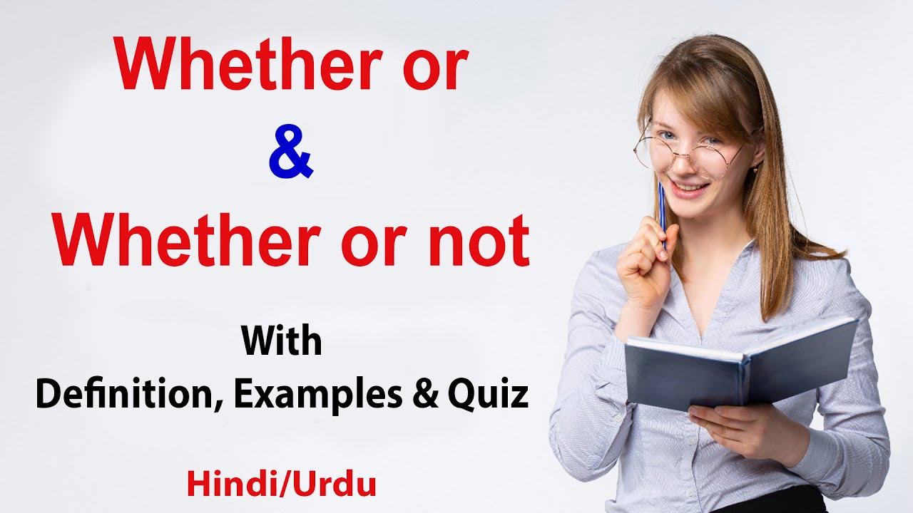 whether meaning in hindi, whether in a sentence