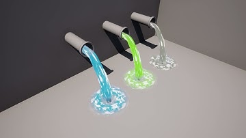 Stylized water test in Unreal Engine 5