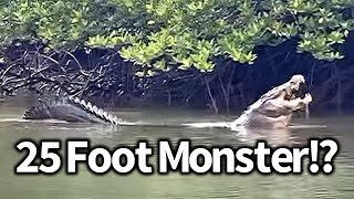 Giant Crocodile Seen in India, Port Blair Giant