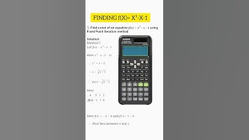 iteration method by using fx-991 es plus calculator | solving iterations in scientific calculator |
