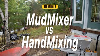 MUDMIXER vs HANDMIXING | MAN or MACHINE which is FASTER?