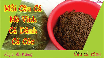Mồi câu cá mè Vinh, cá Dảnh, Cá Cóc - Bài mồi đơn giãn -  Simple fish bait