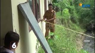 SD NEGERI 05 LUBUK ALUNG, PADANG PARIAMAN, TERANCAM AMBLES KE SUNGAI