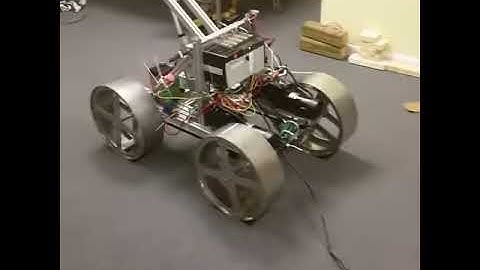 Kent State NASA Lunar mining competition Drive test