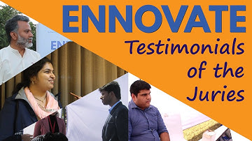 Jury Testimonials | ENNOVATE 1.0