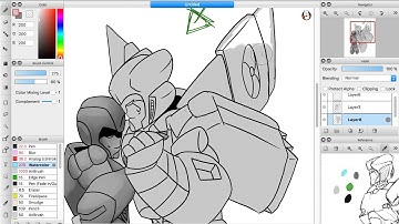 Dance the night away - Transformers oc speedpaint