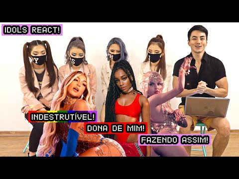 GRUPO de KPOP reagindo a Pabllo Vittar, Iza e Luísa Sonza! (REPRESENTATIVIDADE!) ft. High School