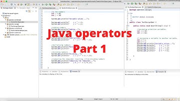 Java operators - Part 1