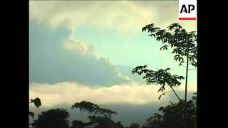 Latest pictures of Mount Merapi as mountain spurts fresh lava