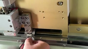 Semi-automatic IDC connector wire insert and crimping machine