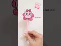 Diy cute kirby pen decoration  shots shorts youtubeshorts trending pendecoration kirby diy