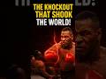 Mike Tyson’s Most Shocking Knockout in Boxing History 🥊🔥 #shorts