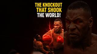 Mike Tyson’s Most Shocking Knockout in Boxing History 🥊🔥 #shorts