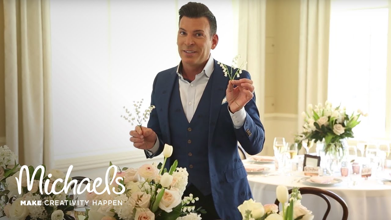DIY Wedding Floral David Tutera Michaels YouTube