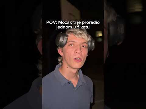 POV: Mozak ti je proradio jednom u životu #bibotv #balkan