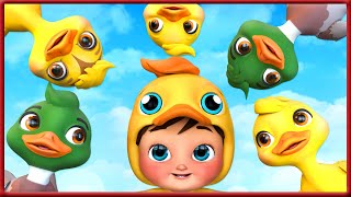 🦆 Six Ducks Swim in the Pool 🦆+ More Nursery Rhymes &amp; Kids Songs | Banana Cartoon 3D