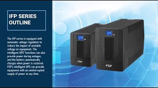 【iFP-series Intelligent UPS-A Great Partner for Small Equipment】FSP Group