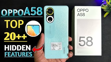 Oppo A58 Top 30+++ Hidden Features | oppo A58 Tips & Tricks | Oppo A58