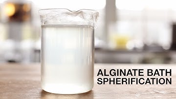 Preparing an Alginate Spherification Bath