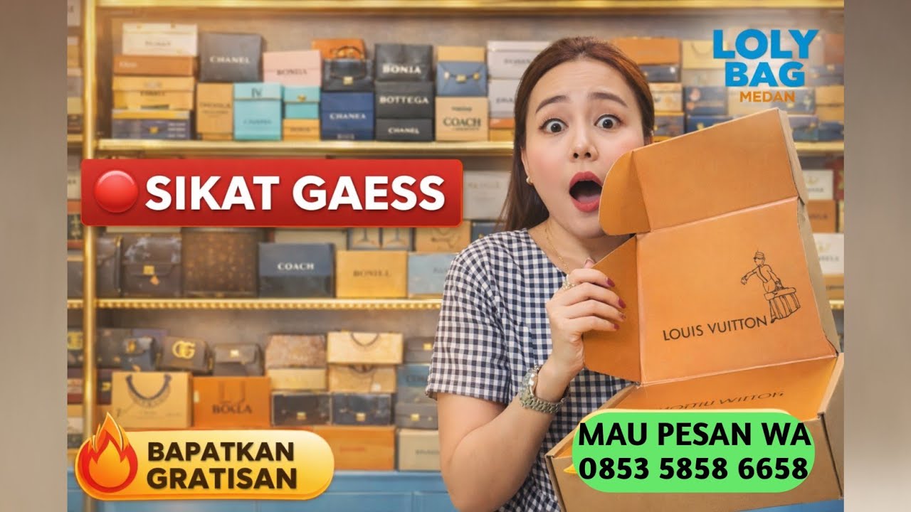 Sikat Gaess! Tas Import original Hongkong murcek Keburu Habis! LoLy Bag live sekarang!