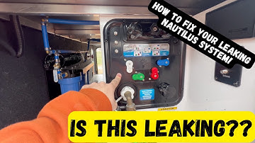 How to Fix Leaks & Replace the Diverter Valve on Your RV Nautilus P3/P4 Water System – DIY Guide!