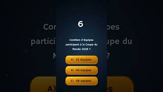 Dynamic FIFA World Cup 2026 Quiz Design 1 #fifaworldcup #football #footballquiz