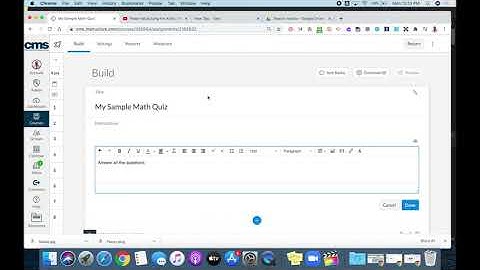 Adding YouTube to New Canvas Quizzes