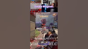 Double Wingman was almost a bad idea on drop 😅 #apexlegends #apexsparrow #apexheirloom #fyp #fypシ