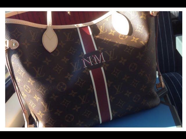 Mon-Monogram Louis Vuitton Neverfull GM with my initials. Think
