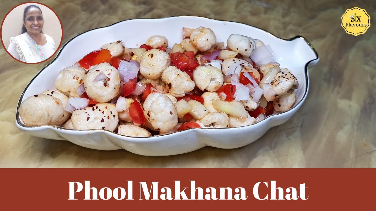 PHOOL MAKHANA CHAAT MAKHANA SALAD YouTube