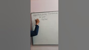 Logarithmic Function Derivatives #shorts
