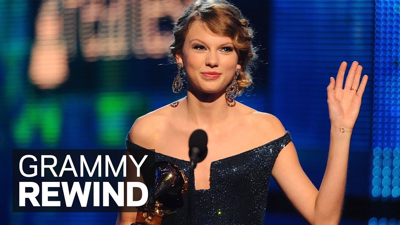 Taylor Swift Wins Album Of The Year For Fearless At The 2010 Grammy Awards Grammy Rewind