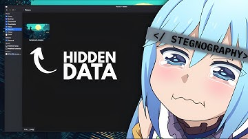 Hoe HACKERS GEGEVENS verbergen (STEGNOGRAFIE)!
