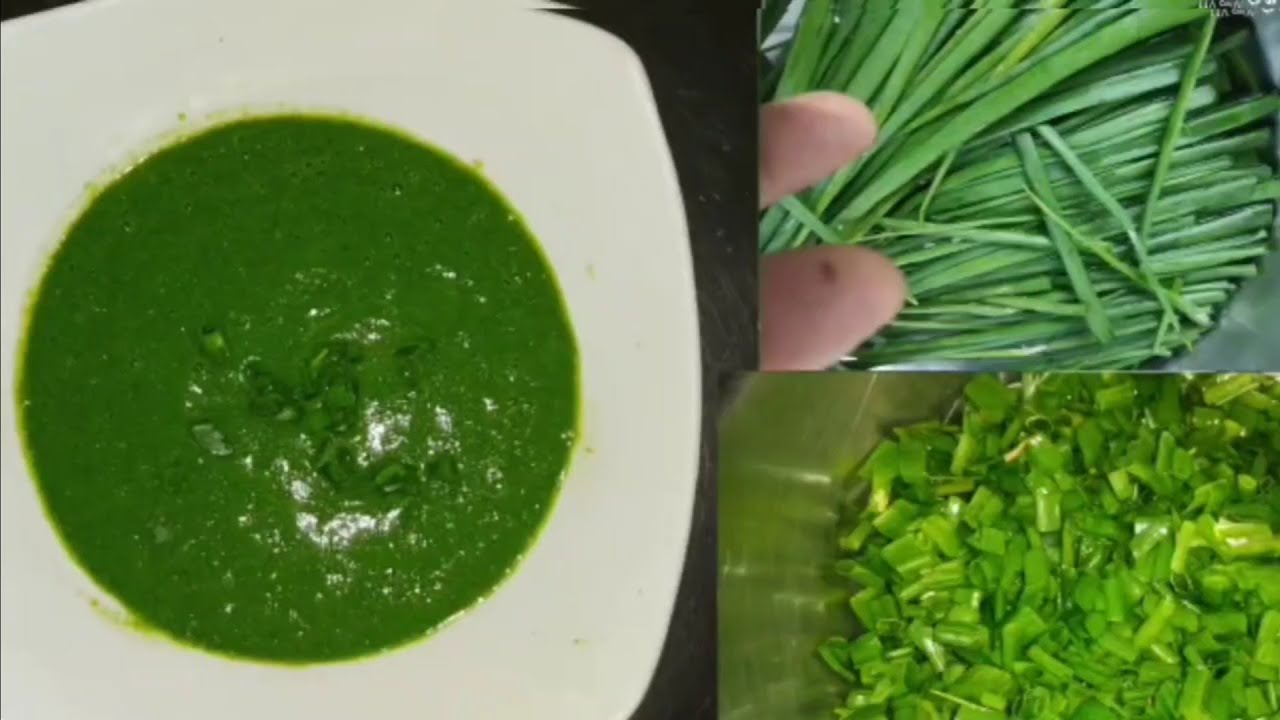 हरे प्याज की चटनी रेसिपी! Green Onion Chutney Recipe ! Spring onion chutney recipe YouTube