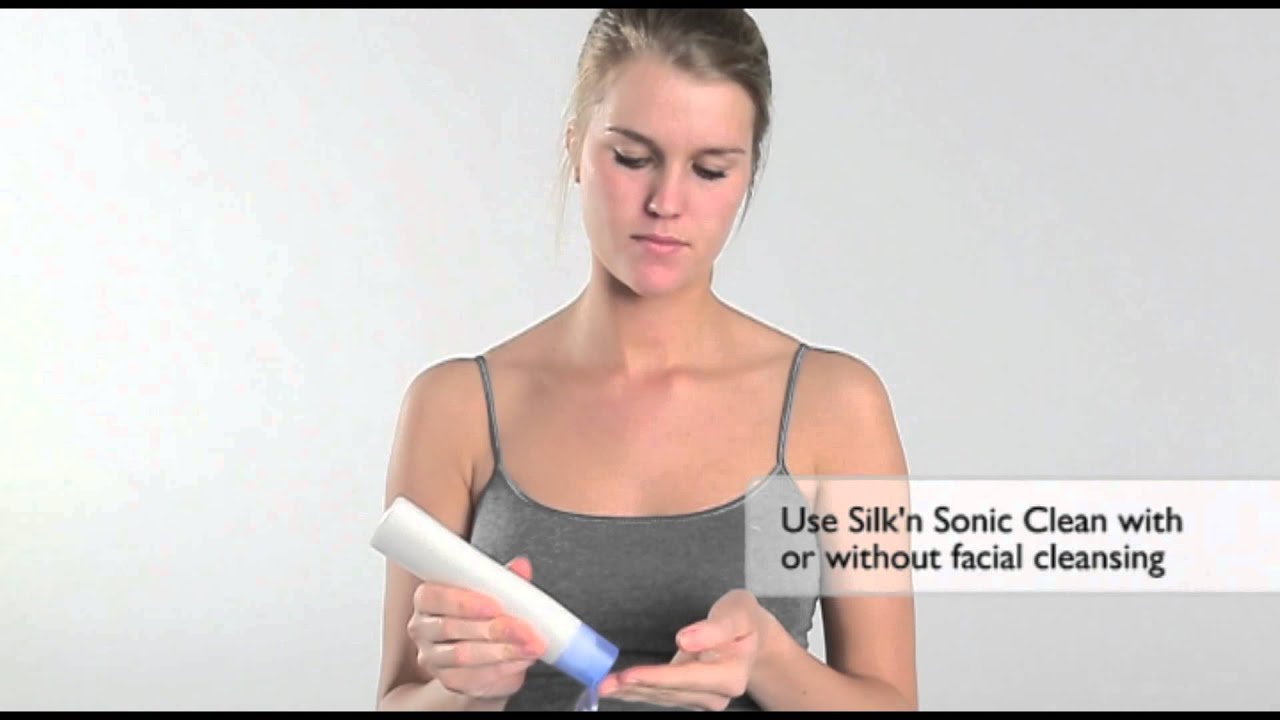 video to gif Silk'n SonicClean - Daily deep cleansing for the face - English